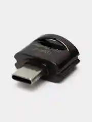 Черный картридер Type C- micro SD, переходник для карты памяти