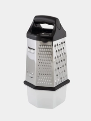 Терка шестигранная Mallony GR-002-8, с контейнером, 20 см