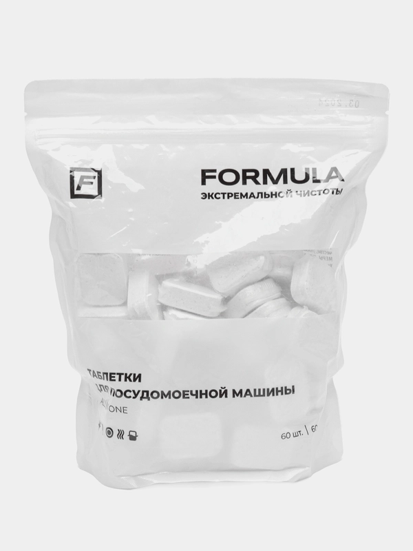 Таблетки для посудомоечной машины ALL IN ONE F FORMULA, 60шт