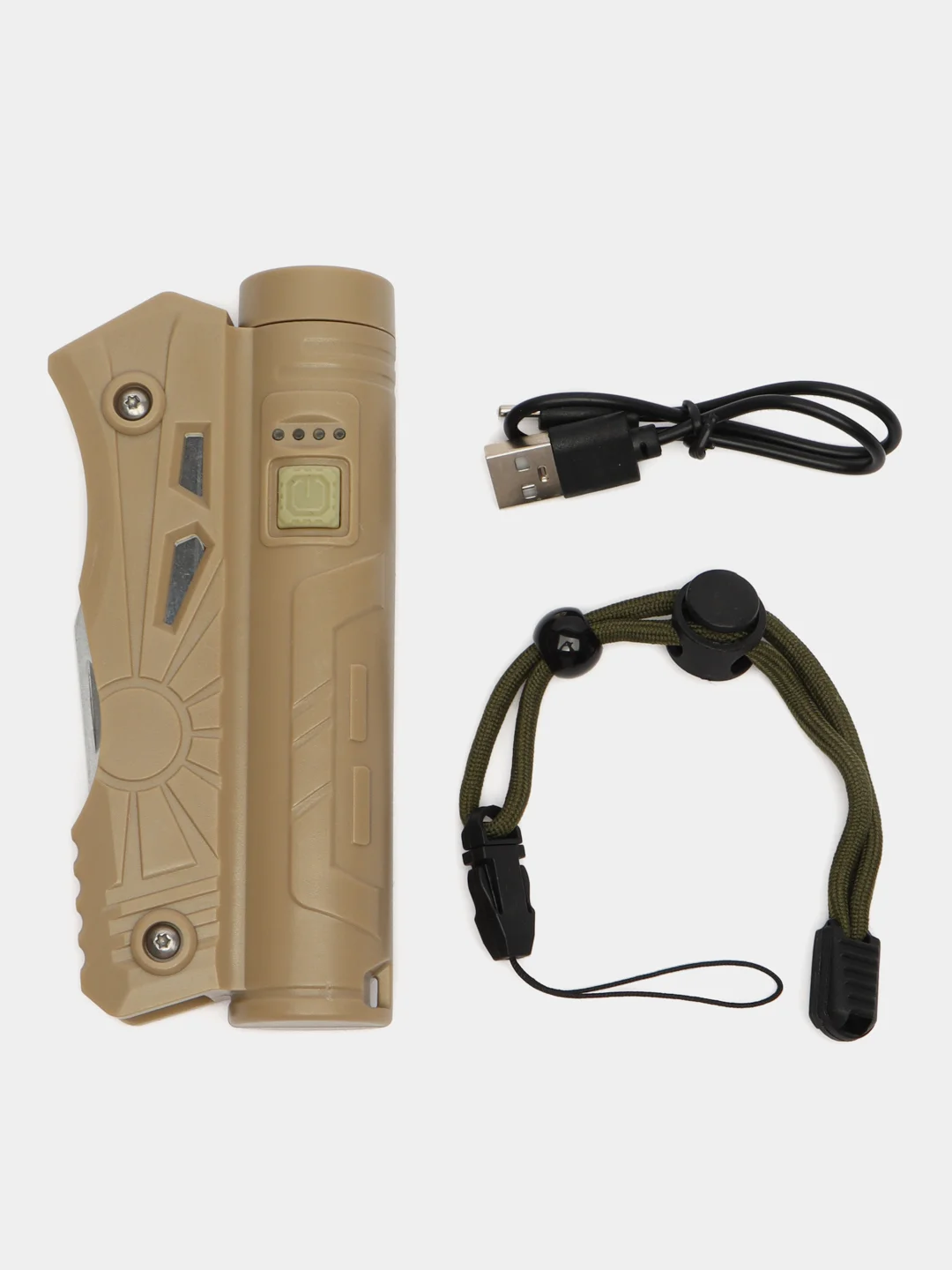Мультитул с фонарем и функцией Power Bank X-Balog BL-LF-800. Набор для выживания