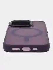 Темно-синий чехол силиконовый матовый MagSafe для iPhone 11 12 13 14 15 16 Pro Max