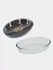 Форма для запекания Mallony CRISTALLINO, из стекла, без ручек, 3 л