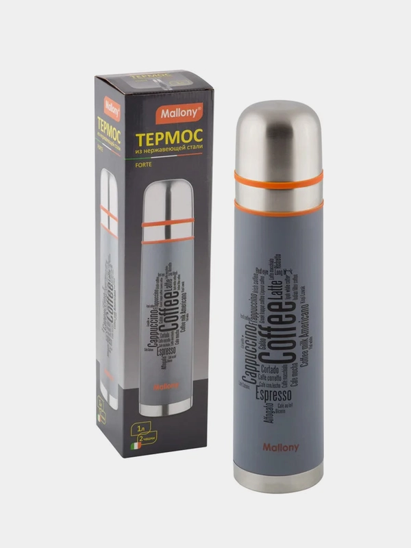 Термос Mallony FORTE, из нержавеющей стали, 1 л