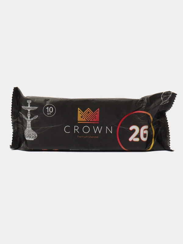 Уголь для кальяна Crown Showbox 10 шт / 26 мм