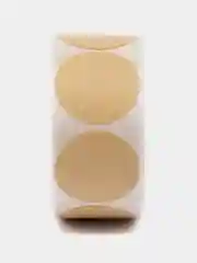 Наклейки крафт в рулоне