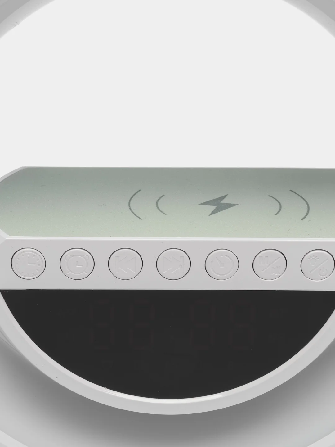 Колонка bluetooth, светильник, часы, будильник, беспроводная  зарядка, ВТ3401