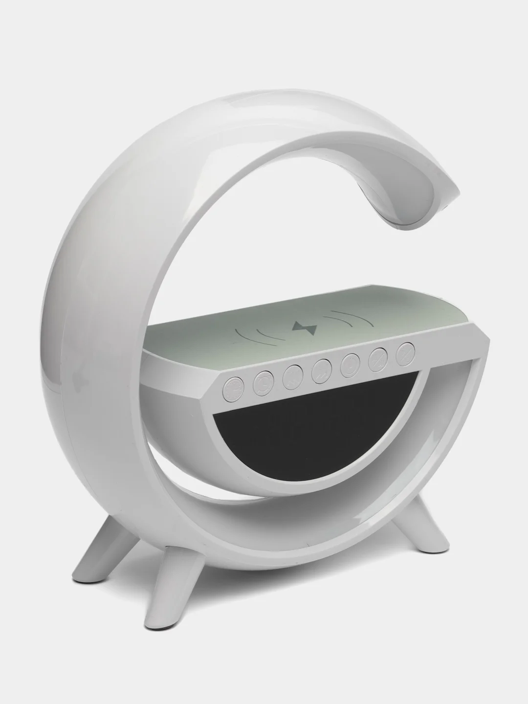 Колонка bluetooth, светильник, часы, будильник, беспроводная  зарядка, ВТ3401