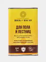 Масло для пола и лестниц с тунговым маслом и карнаубским воском, 1 л, бесцветное