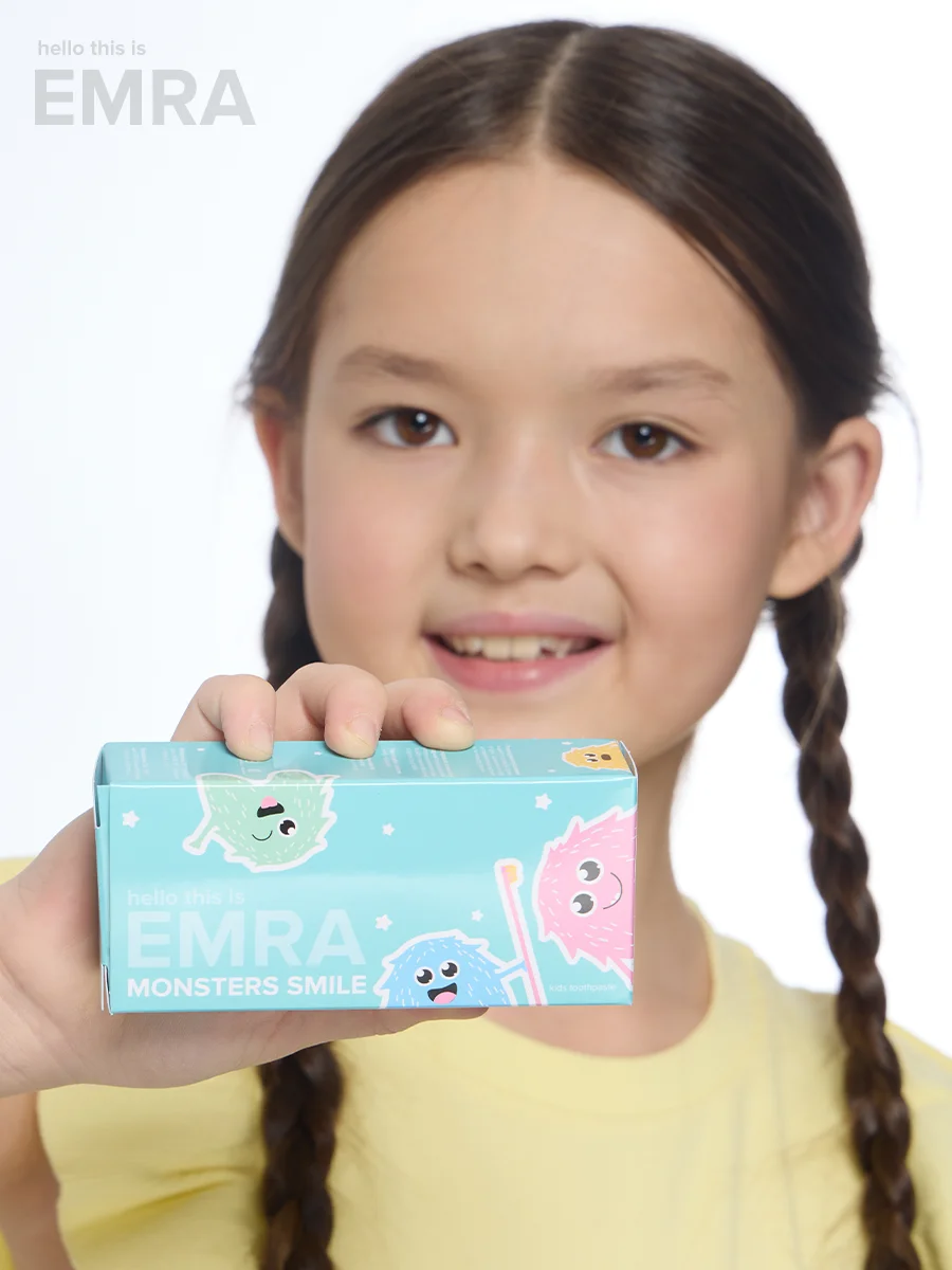 Детская зубная паста от EMRA, 50 ml