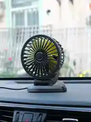 Желтый автомобильный вентилятор складной питание от сети 5V USB, 12V, 24V