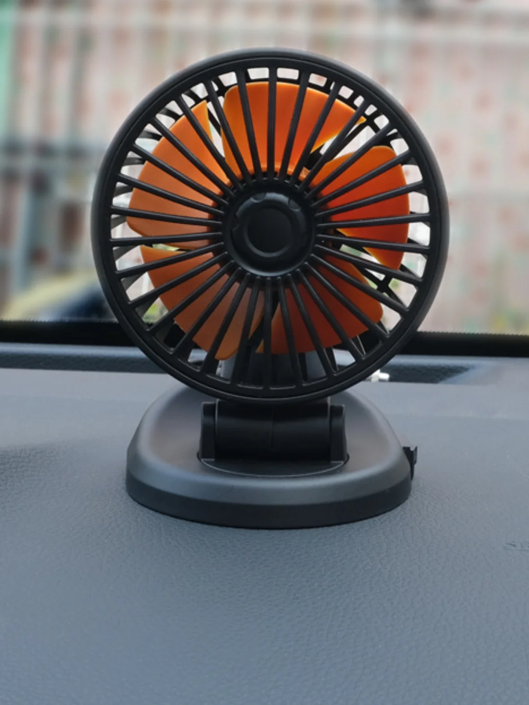 Желтый автомобильный вентилятор складной питание от сети 5V USB, 12V, 24V
