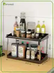 Черный полка этажерка ,органайзер MODO 2F+1F-375x190x255, в двух цветах: черный  и белый