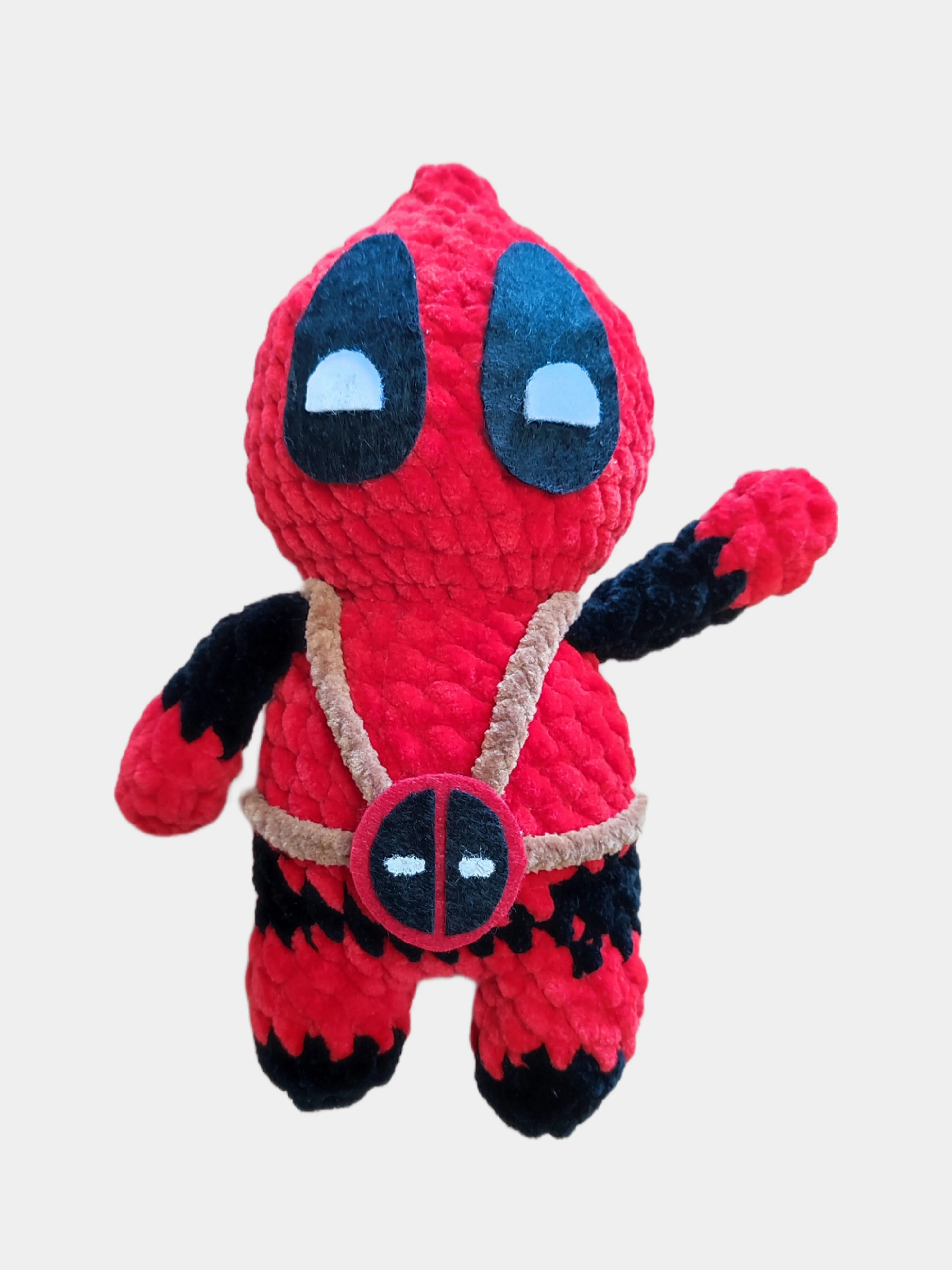 Красный вязанная игрушка "Marvel" Deadpool, Грут, Дэдпул