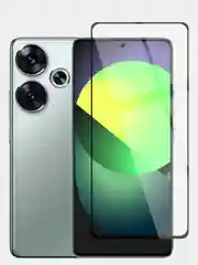 Прозрачный 1-2 шт стекло для Xiaomi Redmi Turbo 3/ Poco F6 защитное BROSCORP олеофобное, черной рамка