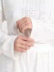 Белый пижама женская с шортами и кофтой с длинным рукавом