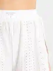 Белый пижама женская с шортами и кофтой с длинным рукавом
