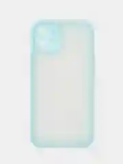 Голубой чехол на iPhone (айфон) 11/12/X/XS/XR/XS MAX/Mini/13/15 Pro Max/про макс, пластиковый