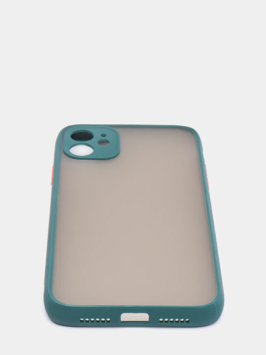 Зеленый чехол на iPhone (айфон) 11/12/X/XS/XR/XS MAX/Mini/13/15 Pro Max/про макс, пластиковый