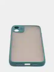 Зеленый чехол на iPhone (айфон) 11/12/X/XS/XR/XS MAX/Mini/13/15 Pro Max/про макс, пластиковый