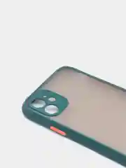 Зеленый чехол на iPhone (айфон) 11/12/X/XS/XR/XS MAX/Mini/13/15 Pro Max/про макс, пластиковый