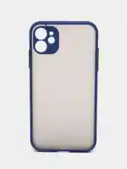 Синий чехол на iPhone (айфон) 11/12/X/XS/XR/XS MAX/Mini/13/15 Pro Max/про макс, пластиковый
