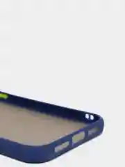 Синий чехол на iPhone (айфон) 11/12/X/XS/XR/XS MAX/Mini/13/15 Pro Max/про макс, пластиковый
