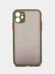 Хаки чехол на iPhone (айфон) 11/12/X/XS/XR/XS MAX/Mini/13/15 Pro Max/про макс, пластиковый