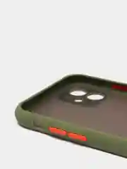 Хаки чехол на iPhone (айфон) 11/12/X/XS/XR/XS MAX/Mini/13/15 Pro Max/про макс, пластиковый