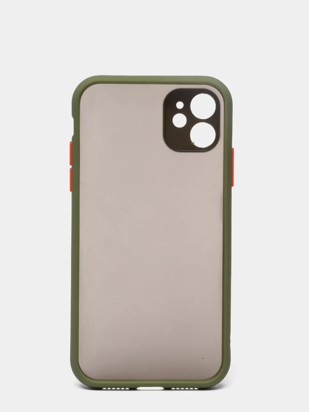 Хаки чехол на iPhone (айфон) 11/12/X/XS/XR/XS MAX/Mini/13/15 Pro Max/про макс, пластиковый