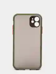 Хаки чехол на iPhone (айфон) 11/12/X/XS/XR/XS MAX/Mini/13/15 Pro Max/про макс, пластиковый