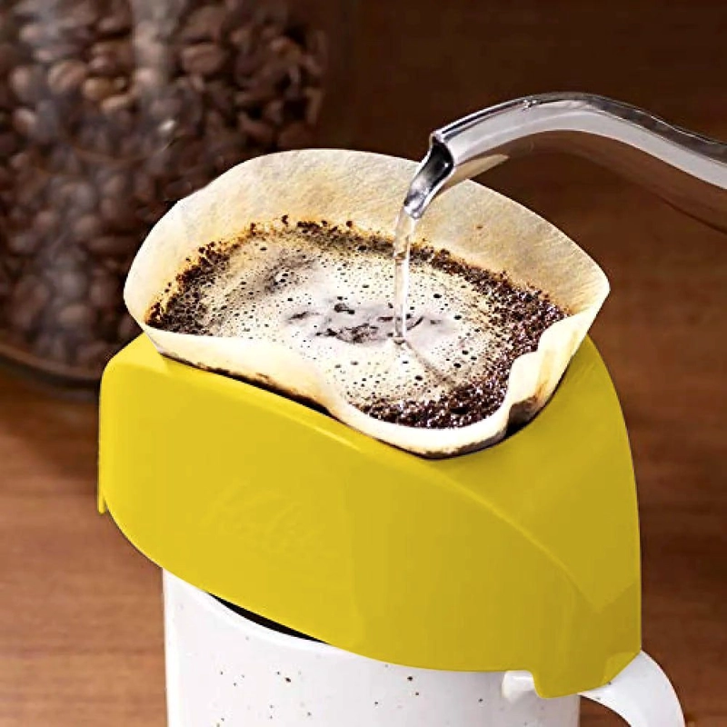 Воронка для кофе Kalita, желтая