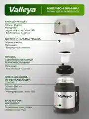 Термос универсальный Valleya, 600 мл, для еды и напитков, из нержавеющей стали