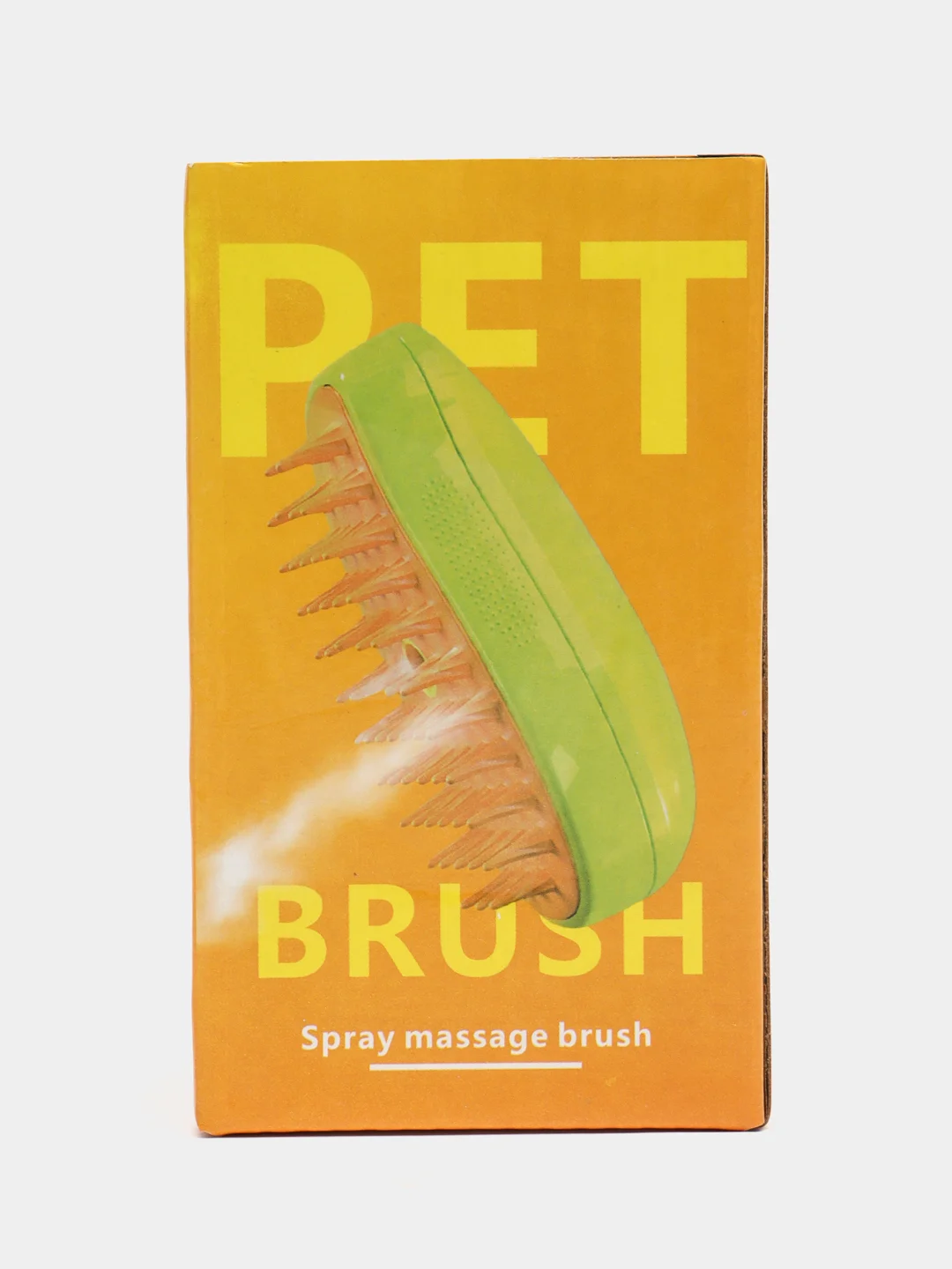 Зеленый расческа для животных Spray Massage Comb с паром