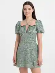 Зеленый платье женское, сарафан летний