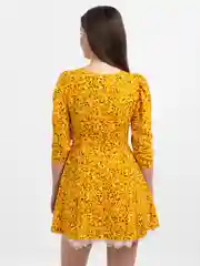 Желтый платье женское, летнее