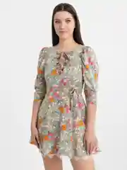 Хаки платье женское, летнее