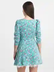 Голубой платье женское, летнее