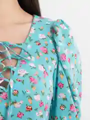 Голубой платье женское, летнее