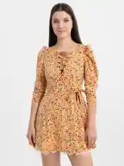 Бежевый платье женское, летнее