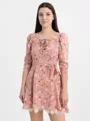 Розовый платье женское, летнее