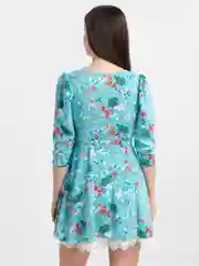 Бирюзовый платье женское, летнее