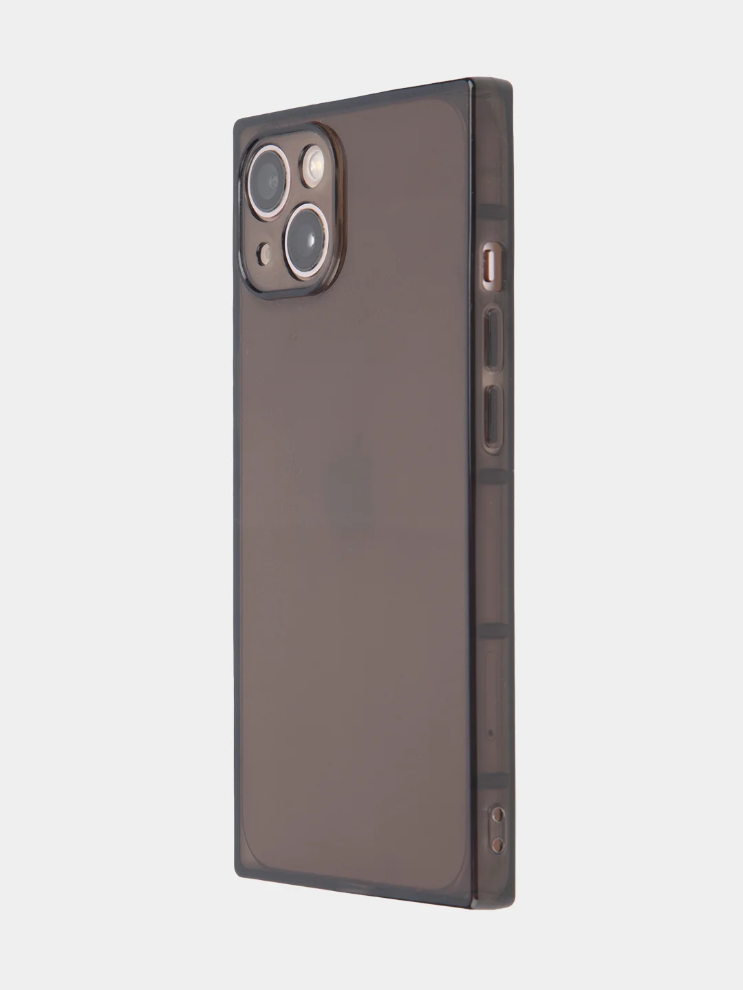 Прозрачный чехол для Apple iPhone 13 силиконовый КАРТОФАН прозрачный прямоугольный с защитой камер