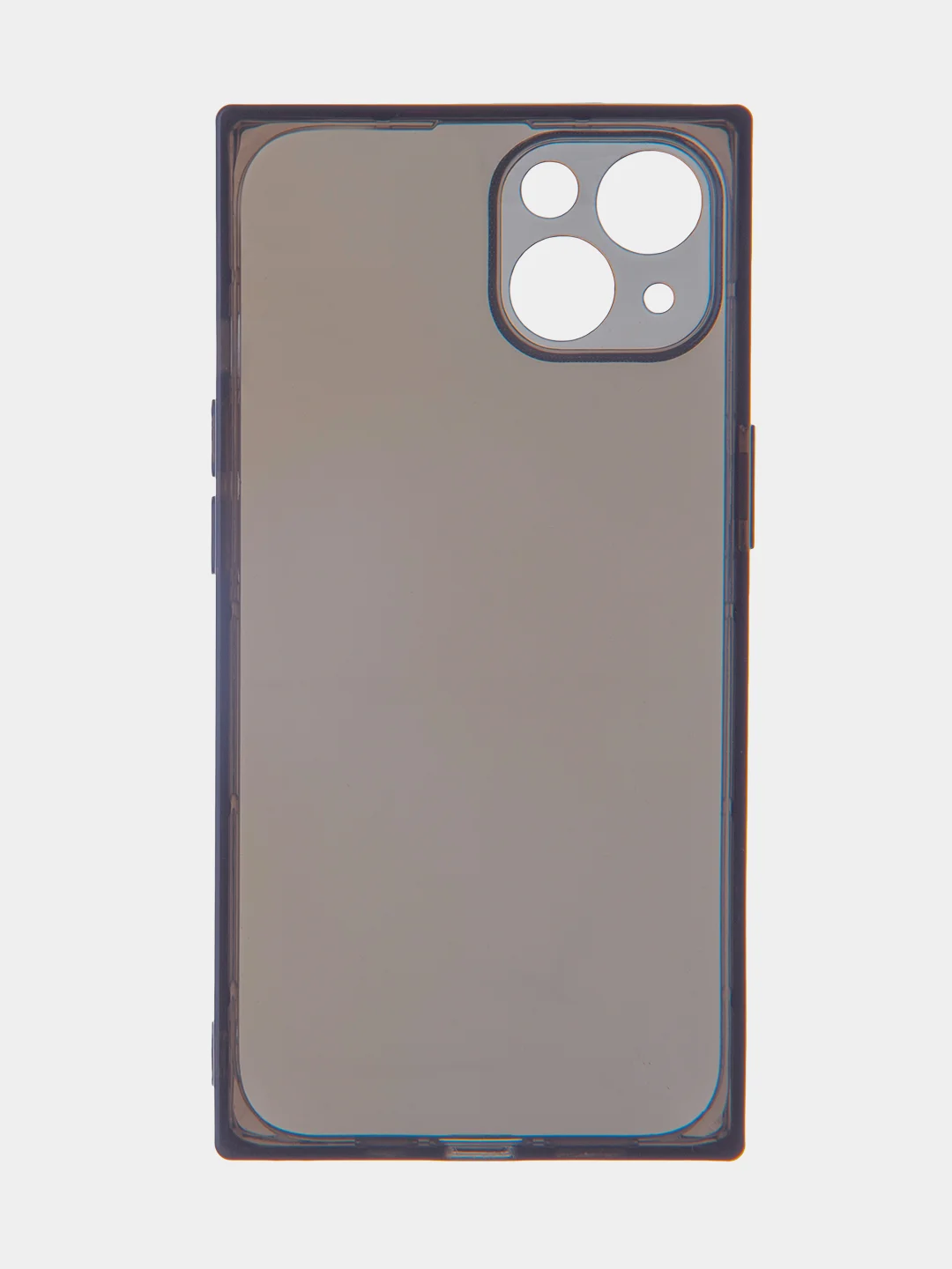 Прозрачный чехол для Apple iPhone 13 силиконовый КАРТОФАН прозрачный прямоугольный с защитой камер