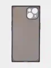 Прозрачный чехол для Apple iPhone 13 силиконовый КАРТОФАН прозрачный прямоугольный с защитой камер
