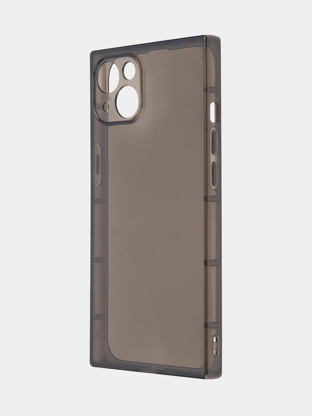 Прозрачный чехол для Apple iPhone 13 силиконовый КАРТОФАН прозрачный прямоугольный с защитой камер