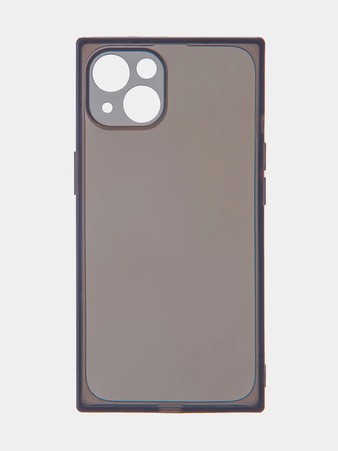 Прозрачный чехол для Apple iPhone 13 силиконовый КАРТОФАН прозрачный прямоугольный с защитой камер