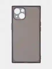Прозрачный чехол для Apple iPhone 13 силиконовый КАРТОФАН прозрачный прямоугольный с защитой камер