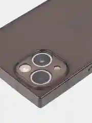 Прозрачный чехол для Apple iPhone 13 силиконовый КАРТОФАН прозрачный прямоугольный с защитой камер