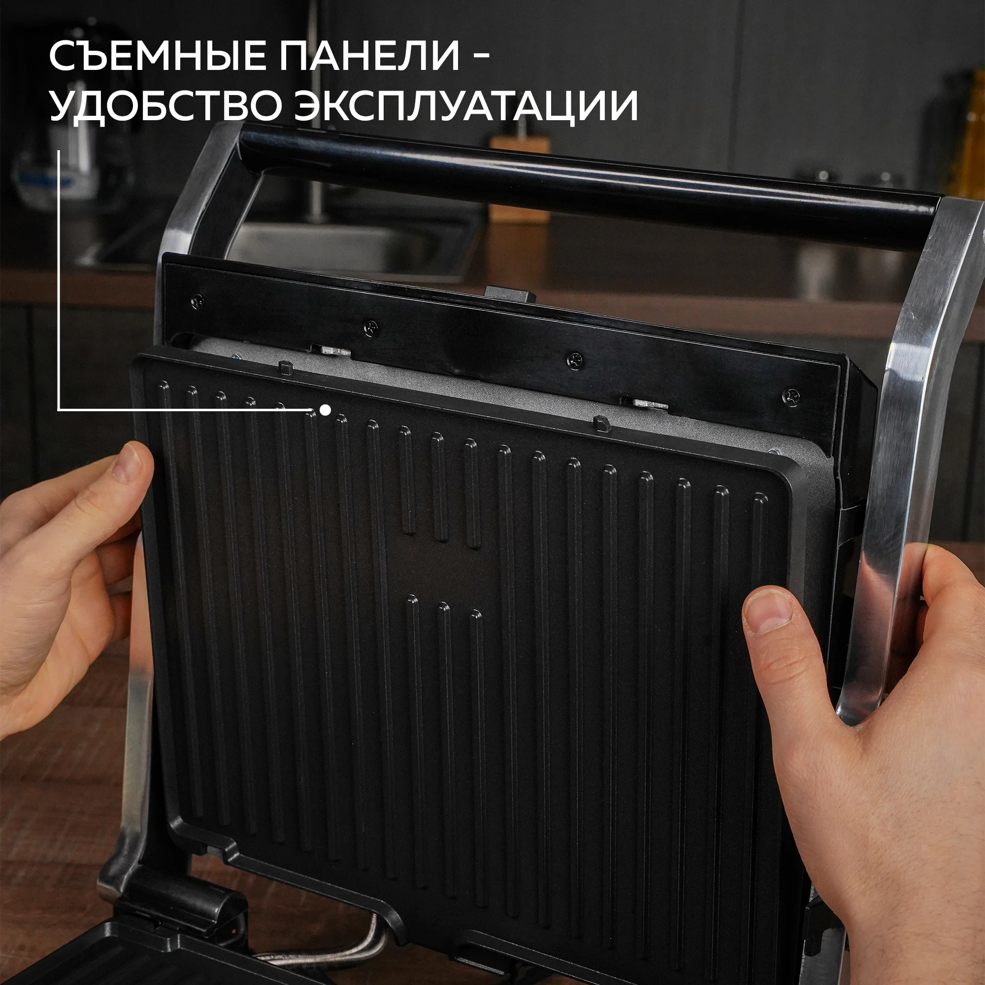 Многофункциональный электрический гриль GF-180, 3 в 1 гриль-вафли-сковорода, 2000 Вт