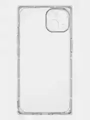 Прозрачный чехол для Apple iPhone 13 силиконовый КАРТОФАН прозрачный прямоугольный с защитой камер